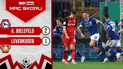 Bayer Leverkusen, 3. Lig ekibi Bielefeld'e elendi!