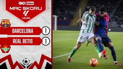 Barcelona'ya Real Betis çelmesi!