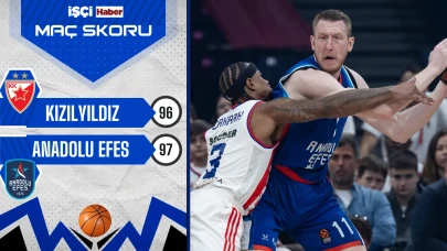 Anadolu Efes, Kızılyıldız'ı uzatmalarda devirdi