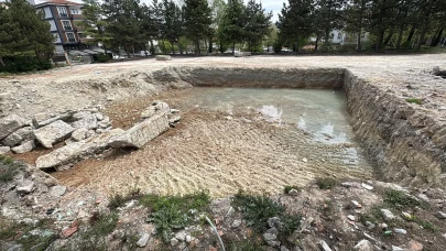 Okul kazısında sürpriz keşif! Karabük’te 300 yıllık su kanalı ortaya çıktı