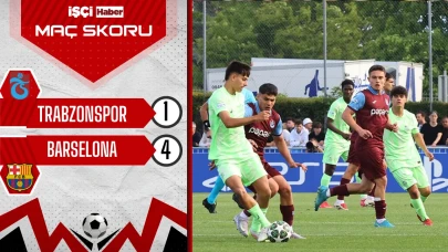 Trabzonspor tarihi finalde Barcelona'ya 4-1 yenildi