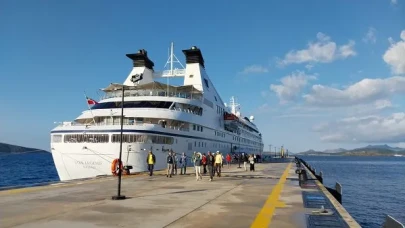 Bodrum'a "Star Legend" kruvaziyeriyle 241 yolcu geldi