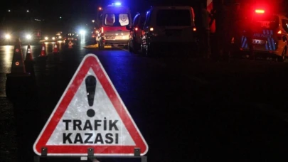 Denizli'de trafik kazası: 1 ölü, 1 yaralı