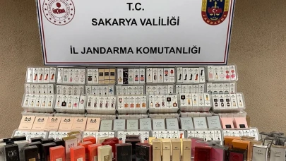 Sakarya'da 1,5 milyon liralık kaçak parfüm bulundu!