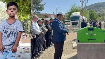 7 yaşındaki Cumali Timi'nin cenazesi toprağa verildi!