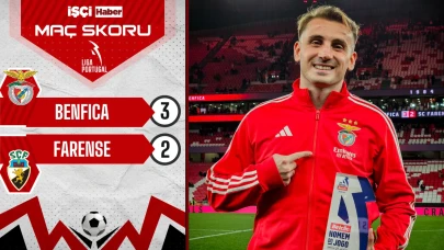 Benfica, Farense'yi 3-2 mağlup etti!