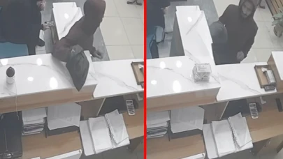 Gaziantep'te sadaka kutusunu çaldı! O anlar kamerada