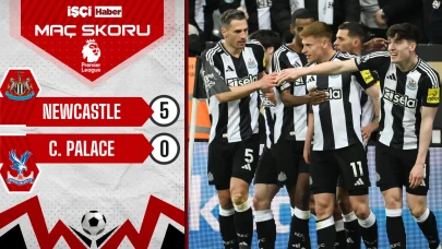 Newcastle United, Crystal Palace engelini 5 golle geçti