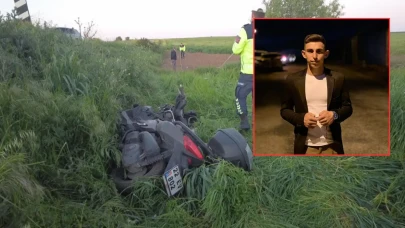 Edirne'de feci ölüm: Motosikletle 125 metre sürüklenen genç hayatını kaybetti!