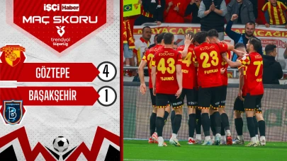 Göztepe, Başakşehir'i 4-1 mağlup etti!
