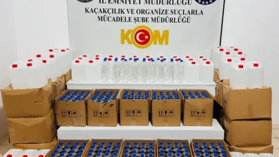 Samsun'da 2 ton etil alkol ele geçirildi