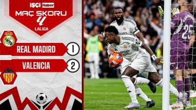 Real Madrid'e şampiyonluk yolunda Valencia çelmesi!