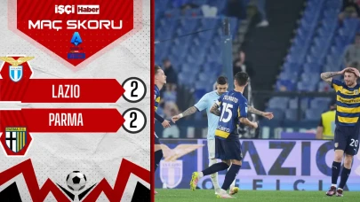 Lazio, Parma karşısında puanı son dakikalarda kurtardı