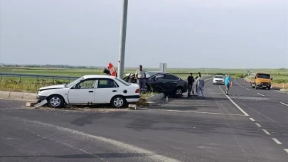 Tekirdağ'da iki otomobil çarpıştı: 1 ölü, 3 yaralı