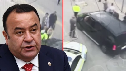 CHP'li milletvekilinin şoföründen skandal hareket: Aracı polis memurunun üzerine sürdü