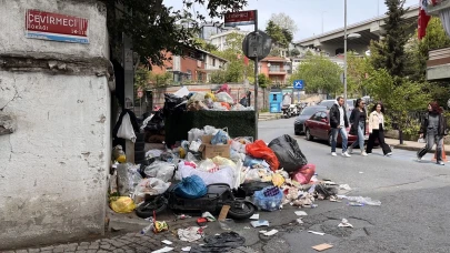 Beşiktaş'ta çöp krizi: Maaş alamayan işçiler iş bıraktı!