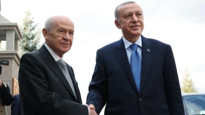 Cumhurbaşkanı Erdoğan ve Bahçeli görüşmesi başladı