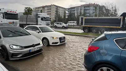 Malatya’yı sağanak ve dolu vurdu