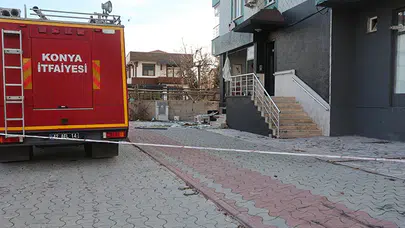 Konya'da korkutan patlama! Gaz kaçağı evi savaş alanına çevirdi