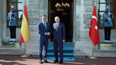 Cumhurbaşkanı Erdoğan, İspanya Başbakanı Sanchez ile bir araya geldi