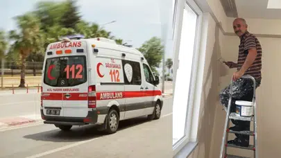 Merdivenden düşen boyacı hayatını kaybetti