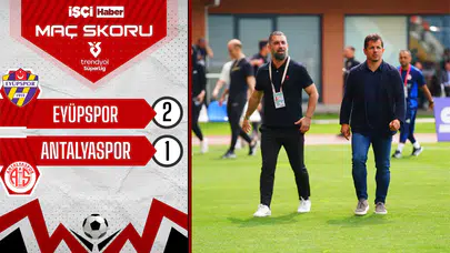 Eyüpspor, Antalyaspor'u 2-1 mağlup ederek 5 maç sonra galip geldi
