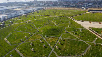Atatürk Havalimanı Millet Bahçesi göz kamaştırıyor!