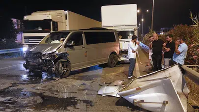 Antalya'da zincirleme trafik kazası
