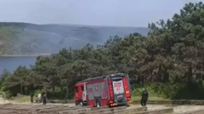 Sultangazi Kent Ormanı'nda yangın
