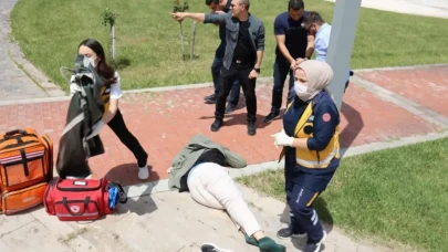 Cebinde taşıdığı silah yüzünden canından oluyordu!