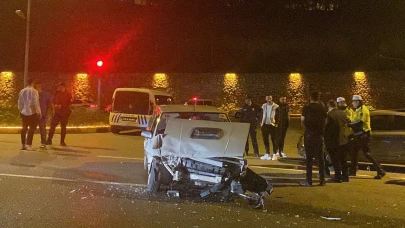 Karabük’te kavşakta feci kaza