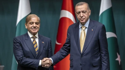 Cumhurbaşkanı Erdoğan ile Pakistan Başbakanı Şahbaz Şerif görüştü