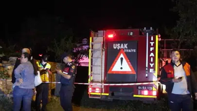 Uşak’ta feci yangın: 3 ev kül oldu