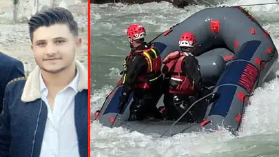 Dereye düşerek kaybolan gencin arama çalışmaları sürüyor