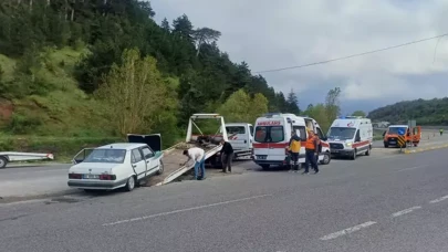 Bolu'da trafik kazası