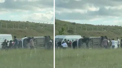 İstanbul Ömerli yolunda feci kaza: Araç devrildi, 4 yaralı