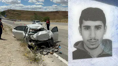Adıyaman'da feci kaza! Otomobil kamyona çarptı: 1 ölü!