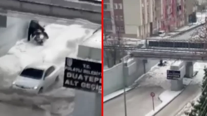 Ankara'da sel ve dolu felaketi: Evleri su bastı