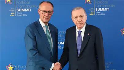 Cumhurbaşkanı Erdoğan, Almanya Başbakanı ile görüştü