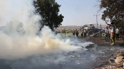 Kula’da yangın paniği: Aynı gün 3 ayrı noktada alevler yükseldi