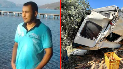 Aydın'da korkunç kaza: Ticari araç zeytinliğe uçtu! 1 ölü