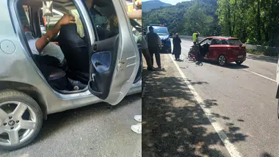 Bartın yolu üzerinde feci kaza: 2 kişi yaralandı