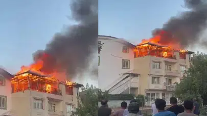 Mangal faciaya dönüştü: Ev alevlere teslim oldu