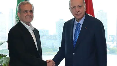 Cumhurbaşkan Erdoğan ve Pezeşkiyan arasında kritik görüşme
