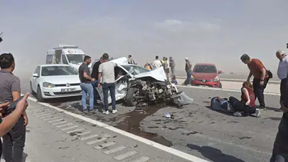 Aksaray'da zincirleme kaza