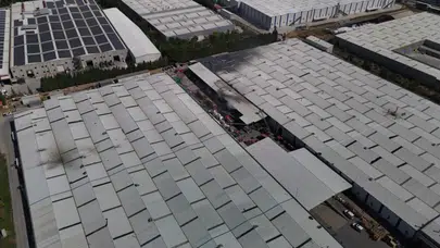 Eskişehir OSB'de korkutan yangın