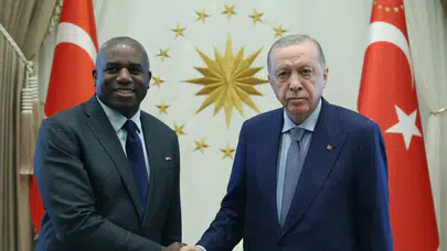 Cumhurbaşkanı İngiltere Dışişleri Bakanı Lammy'yi kabul etti!