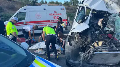 Çevreyolunda feci kaza: 1 ölü 5 yaralı