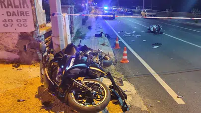 Bodrum'da feci kaza! Motosiklet çarpıştı: 2 ölü