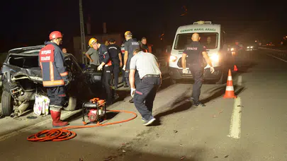 Kütahya'da feci kaza: 1 ölü, 3 yaralı